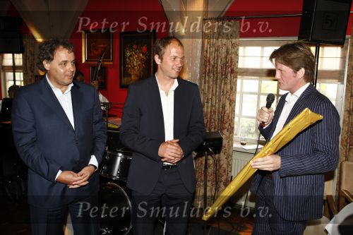 Amstelveen 21 mei 2008
Olympische Lunch Princess waar de T14 hockeystick van Princess wordt gepresenteerd. Aad Ouborg Prins Pieter Christiaan Teun de Nooijer