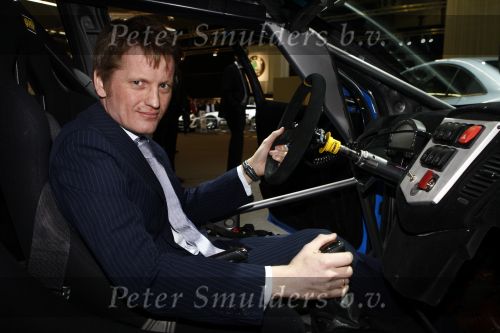 Amsterdam 31 maart 2009
Prins Pieter Christiaan n chevrolet rally auto op de auto Rai.
Peter Smulders bv