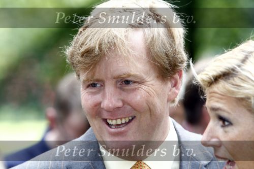 Wassenaar 31 mei 2008
Prinses Maxima en Prins Willem Alexander openen de beeldentuin bij het stadhuis van Wassenaar.