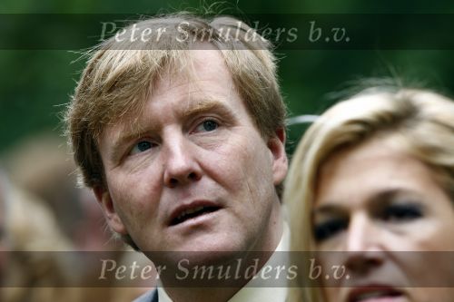 Wassenaar 31 mei 2008
Prinses Maxima en Prins Willem Alexander openen de beeldentuin bij het stadhuis van Wassenaar.