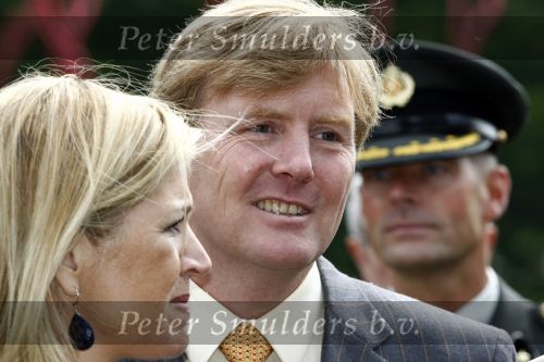 Wassenaar 31 mei 2008
Prinses Maxima en Prins Willem Alexander openen de beeldentuin bij het stadhuis van Wassenaar.