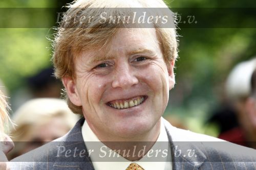 Wassenaar 31 mei 2008
Prinses Maxima en Prins Willem Alexander openen de beeldentuin bij het stadhuis van Wassenaar.