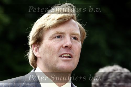 Wassenaar 31 mei 2008
Prinses Maxima en Prins Willem Alexander openen de beeldentuin bij het stadhuis van Wassenaar.