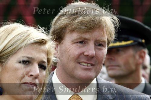 Wassenaar 31 mei 2008
Prinses Maxima en Prins Willem Alexander openen de beeldentuin bij het stadhuis van Wassenaar.