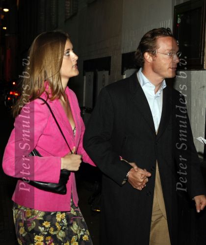 Amsterdam 31 mei 2008
Prins Maurits en Prinses Marilene vrieren hun 10 jarig huwelijksfeest in de supper Club. Prins Jaime met vriendin