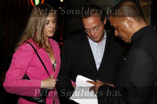 Amsterdam 31 mei 2008
Prins Maurits en Prinses Marilene vrieren hun 10 jarig huwelijksfeest in de supper Club. Prins Jaime met vriendin