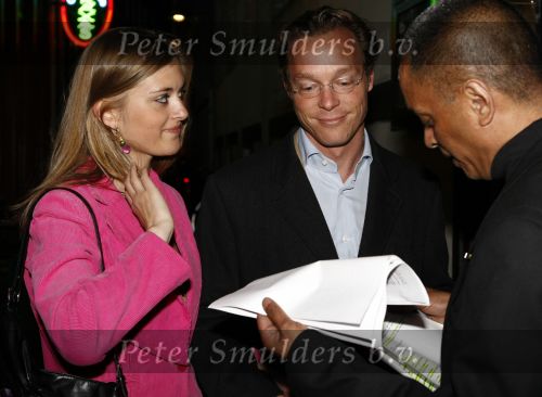 Amsterdam 31 mei 2008
Prins Maurits en Prinses Marilene vrieren hun 10 jarig huwelijksfeest in de supper Club. Prins Jaime met vriendin