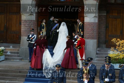 Amsterdam 2 februari 2002
Prins Willem Alexander en Maxima trouwen.
Prinses Juliana als bruidsmeisje