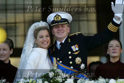 Amsterdam 2 februari 2002
Prins Willem Alexander en Maxima trouwen.
Prinses Juliana als bruidsmeisje