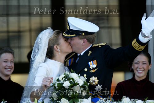 Amsterdam 2 februari 2002
Prins Willem Alexander en Maxima trouwen.
Prinses Juliana als bruidsmeisje