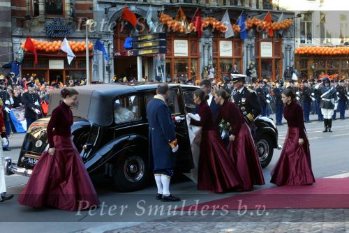 Amsterdam 2 februari 2002
Prins Willem Alexander en Maxima trouwen.
Prinses Juliana als bruidsmeisje