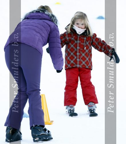 Lech 10 februari 2008
Fotosessie Koninklijke familie. 
Prinses Amalia met Prinses Maxima