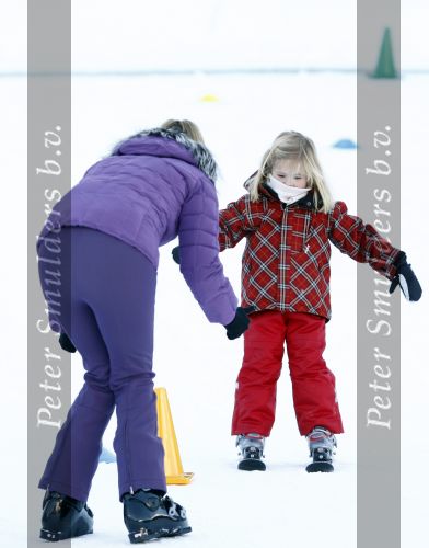 Lech 10 februari 2008
Fotosessie Koninklijke familie. 
Prinses Amalia met Prinses Maxima