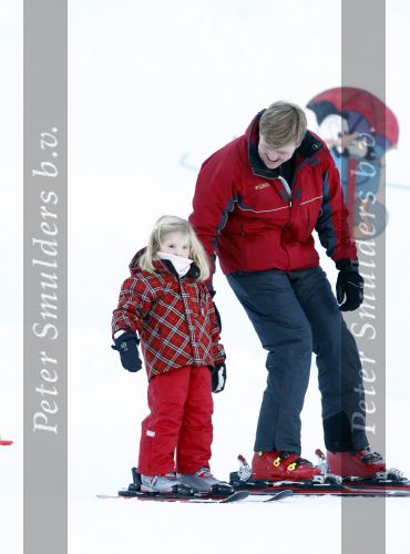 Lech 10 februari 2008
Fotosessie Koninklijke familie. 
Prinses Amalia met Prins Willem Alexander
