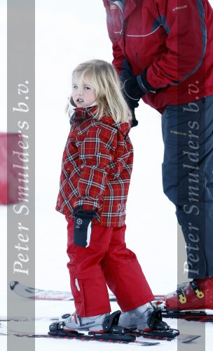Lech 10 februari 2008
Fotosessie Koninklijke familie. 
Prinses Amalia met Prinses Maxima en Prins Willem Alexander