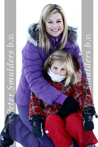 Lech 10 februari 2008
Fotosessie Koninklijke familie. 
Prinses Amalia met Prinses Maxima