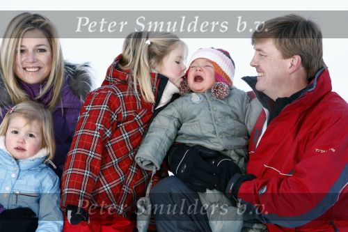 Lech 10 februari 2008
Fotosessie Koninklijke familie. 
Prinses Amalia met Prinses Maxima en Prins Willem Alexander Prinses Alexia en Prinses Ariane