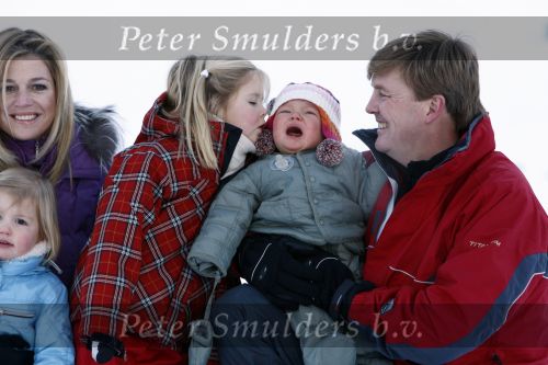 Lech 10 februari 2008
Fotosessie Koninklijke familie. 
Prinses Amalia met Prinses Maxima en Prins Willem Alexander Prinses Alexia en Prinses Ariane