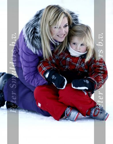 Lech 10 februari 2008
Fotosessie Koninklijke familie. 
Prinses Amalia met Prinses Maxima