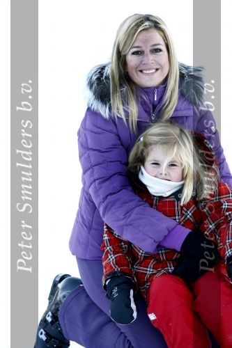 Lech 10 februari 2008
Fotosessie Koninklijke familie. 
Prinses Amalia met Prinses Maxima