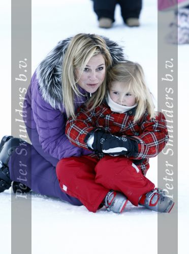 Lech 10 februari 2008
Fotosessie Koninklijke familie. 
Prinses Amalia met Prinses Maxima