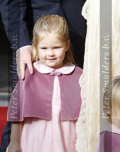 Den Haag 20 oktober 2007
Doop prinses Ariane. Prins Willem Alexander Maxima Ariana Alexia en Amalia.