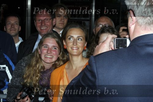 Utrecht 28 april 2009
Pieter v Vollenhoven viert zijn 70e verjaardag in het Beatrix theater in Utrecht. Prinses Laurent van belgie met zijn vrouw Prinses Claire
Peter Smulders bv