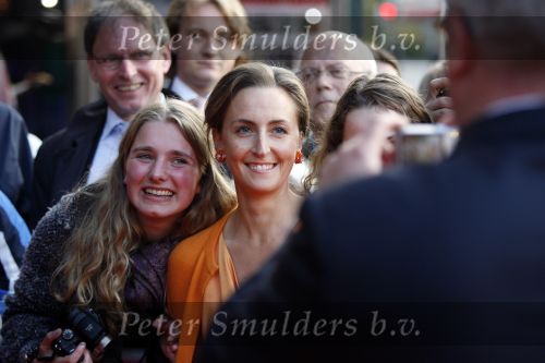 Utrecht 28 april 2009
Pieter v Vollenhoven viert zijn 70e verjaardag in het Beatrix theater in Utrecht. Prinses Laurent van belgie met zijn vrouw Prinses Claire
Peter Smulders bv