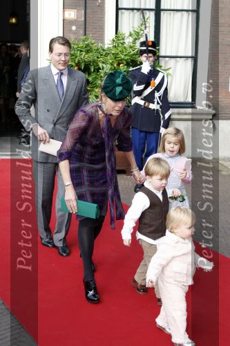 Den Haag 20 oktober 2007
Dop prinses Ariane. Prinses Laurentien Prins Constantijn met hun kinderen Eloise Claus Casimir en Leonore.
Peter Smulders bv