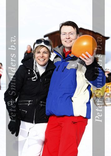 Lech 16 februari 2009
Fotosessie met de koninklijke familie in Oberlech. Koningin Beatrix Prins Willem Alexander Prinses Maxima Amalia Alexia Ariane Prins Constantijn Prins es Laurentien Claus Cazimir Eloise en  Leonore.
Peter Smulders bv