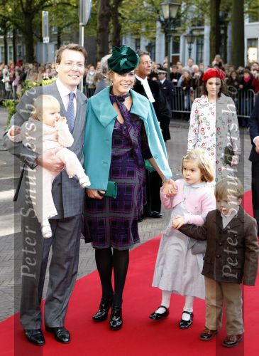 Den Haag 20 oktober 2007
Dop prinses Ariane. Prinses Laurentien Prins Constantijn met hun kinderen Eloise Claus Casimir en Leonore.
Peter Smulders bv