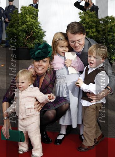 Den Haag 20 oktober 2007
Dop prinses Ariane. Prinses Laurentien Prins Constantijn met hun kinderen Eloise Claus Casimir en Leonore.
Peter Smulders bv