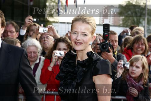 Utrecht 28 april 2009
Pieter v Vollenhoven viert zijn 70e verjaardag in het Beatrix theater in Utrecht. Prinses Mabel wisse smit en Prins Friso
Peter Smulders bv