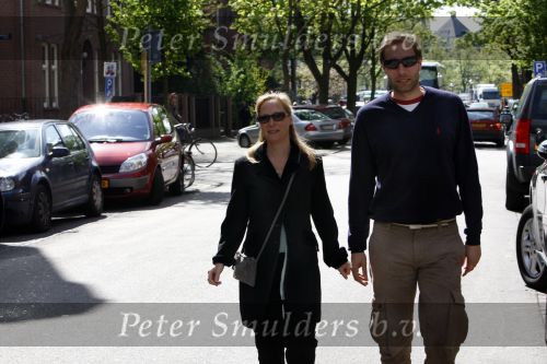 Amsterdam 2 mei 2008
Prinses Margarita en haar verloofde / vriend Tjalling winkelen op de pc hooftstraat op de dag waarvan verteld werd dat ze zouden trouwen.
Peter Smulders bv