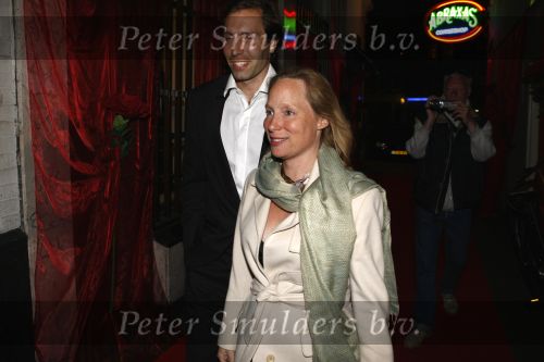 Amsterdam 31 mei 2008
Prins Maurits en Prinses Marilene vrieren hun 10 jarig huwelijksfeest in de supper Club. Prinses Margarita met haar man Tjalling