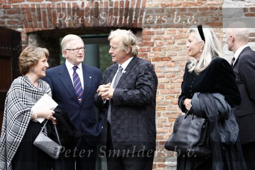 Wassenaar 3 april 2008
Herdenkingsdienst soldaat van oranje Erik Hazelhoff  in kerk wassenaar. Prin ses Margriet Pieter v Vollenhoven  en Rutger Hauer met zijn vrouw
Peter Smulders bv