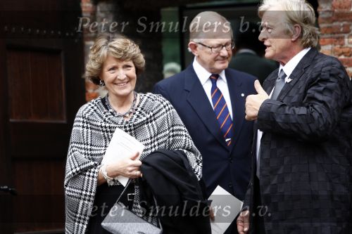 Wassenaar 3 april 2008
Herdenkingsdienst soldaat van oranje Erik Hazelhoff  in kerk wassenaar. Prin ses Margriet Pieter v Vollenhoven  en Rutger Hauer met zijn vrouw
Peter Smulders bv