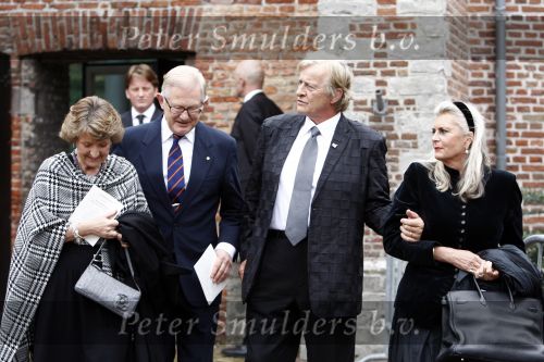 Wassenaar 3 april 2008
Herdenkingsdienst soldaat van oranje Erik Hazelhoff  in kerk wassenaar. Prin ses Margriet Pieter v Vollenhoven  en Rutger Hauer met zijn vrouw
Peter Smulders bv