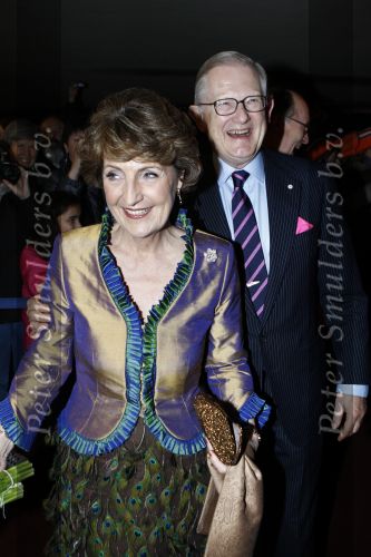 Apeldoorn 19 januari 2008
Prinses Margriet Pieter v Vollenhoven Prins Maurits Prinses Marilene Prins Bernhard jr  een zwangere Prinses Annette Prins Pieter Christiaan Prinses Anita Prins Floris Prinses Aimee Koningin Beatrix Prins Constantijn Prinses Laurentien Prins Friso Prinses Maebel Wisse Smit Prins Carlos en Prinses carolien bij voorstelling in Theater tbv vefrjaardag prinses Margriet.