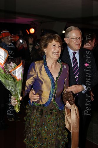Apeldoorn 19 januari 2008
Prinses Margriet Pieter v Vollenhoven Prins Maurits Prinses Marilene Prins Bernhard jr  een zwangere Prinses Annette Prins Pieter Christiaan Prinses Anita Prins Floris Prinses Aimee Koningin Beatrix Prins Constantijn Prinses Laurentien Prins Friso Prinses Mabel Wisse Smit Prins Carlos en Prinses carolien bij voorstelling in Theater tbv vefrjaardag prinses Margriet.