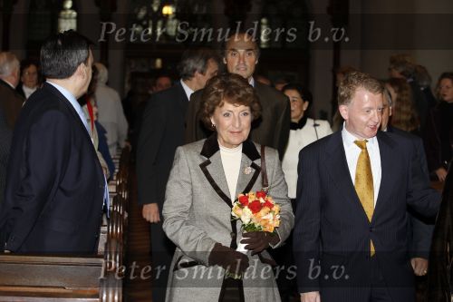 Utrecht 24 oktober 2007
Prins Lorenz van Belgie en Prinses Margriet bij bijeenkomst in Utrecht. Er werd gedemonstreerd tegen het belgisch konigshuis.
