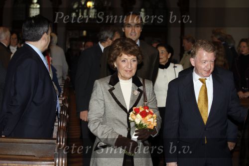 Utrecht 24 oktober 2007
Prins Lorenz van Belgie en Prinses Margriet bij bijeenkomst in Utrecht. Er werd gedemonstreerd tegen het belgisch konngshuis.