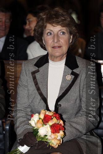 Utrecht 24 oktober 2007
Prins Lorenz van Belgie en Prinses Margriet bij bijeenkomst in Utrecht. Er werd gedemonstreerd tegen het belgisch konngshuis.