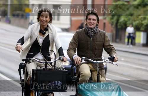 Amsterdam 3 november 2007
Prins Maurits en Prinses Marilene bij La Luz voor Make a Different day. Ze kwamen met de bakfiets.