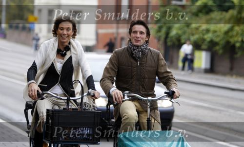 Amsterdam 3 november 2007
Prins Maurits en Prinses Marilene bij La Luz voor Make a Different day. Ze kwamen met de bakfiets.