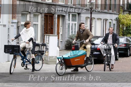 Amsterdam 3 november 2007
Prins Maurits en Prinses Marilene bij La Luz voor Make a Different day. Ze kwamen met de bakfiets.