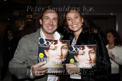 Amsterdam 22 november
Prinses Marilene bij presentatie tijdschrift Oog in het rijksmuseum.  Marilene met Marco Borsato