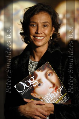 Amsterdam 22 november
Prinses Marilene bij presentatie tijdschrift Oog in het rijksmuseum.  Marilene met tijdschrift
