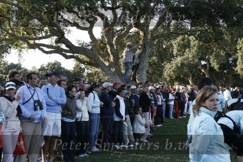 4 November 2007 Valderrama Golfclub ( Spanje )
Finaledag Volvo Masters Seizoen 2007
Veel publiek bij Golfbaan Valderrama