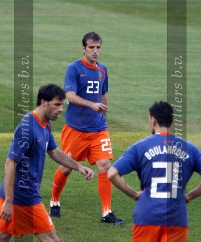 Basel 21 juni 2008
Nederland tegen Rusland in de kwart finale van de EK 2008 in zwitserland en Oostenrijk. rafael v d Vaart Ruud v Nistelrooy en Kalid Boulahrouz